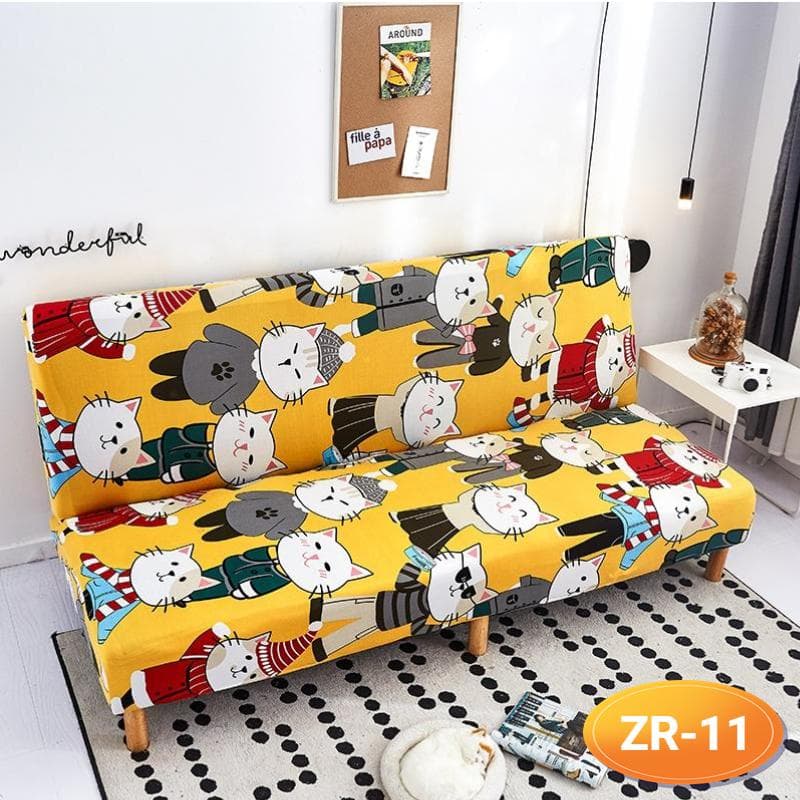 Sofa Bed Cover Without Armrest Folding Sofa Cover Elastic Sofa Covers For Living Room Couch Covers For Sofas L 160-190cm
