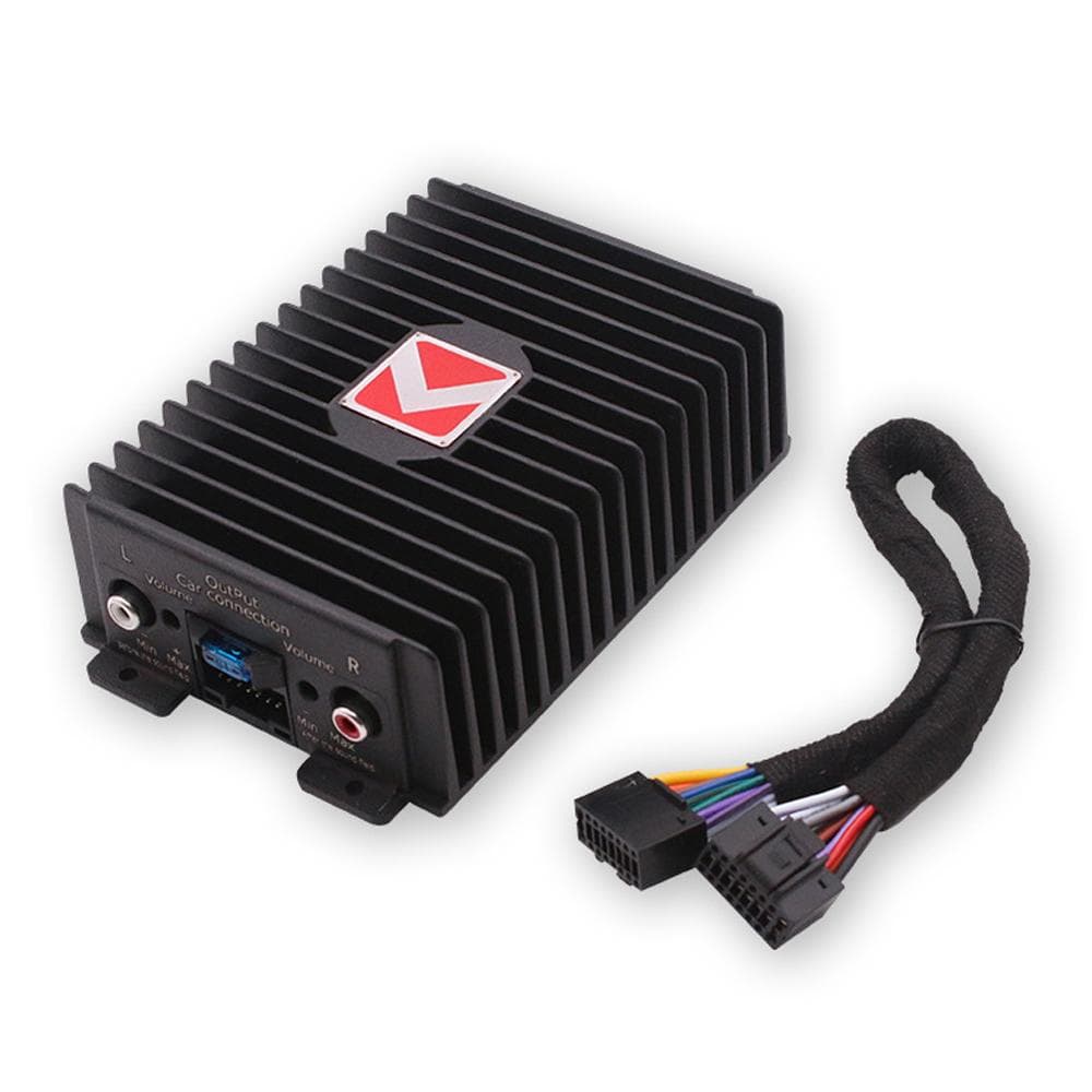 4-Channel Car DSP Amplifier 80Wx4 o Modification Power Amplifier Digital Sound Processor Class black