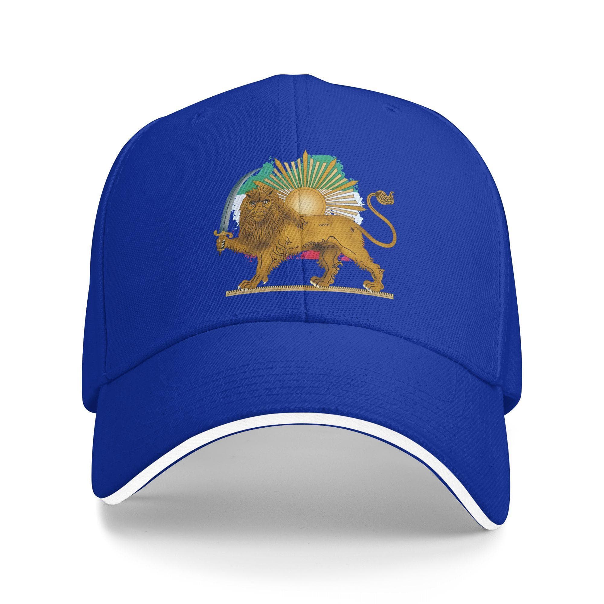 Persian Lion and Sun Casual Baseball Cap Summer  Trucker Hat High Quality Hiking  Hats Couple Women Streetwear Baseball Caps One Size