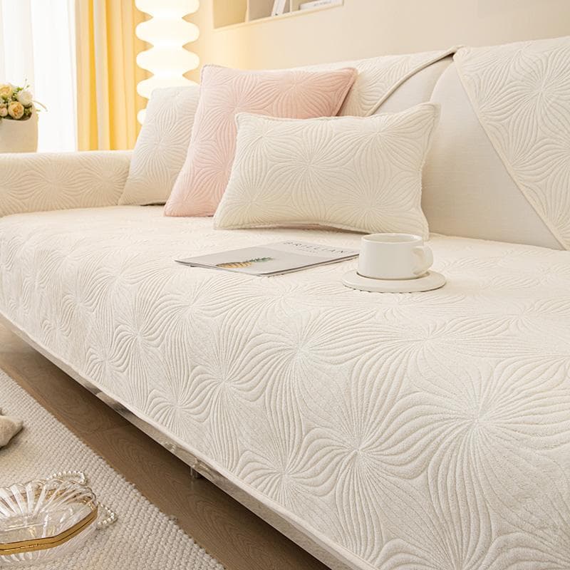 Thicken Plush Sofa Cushion Cover Nordic Universal Sofa Cover Non-Slip L Shaped Couch Covers Sofa Towel for Living Room Home A 70x70cm 1pc