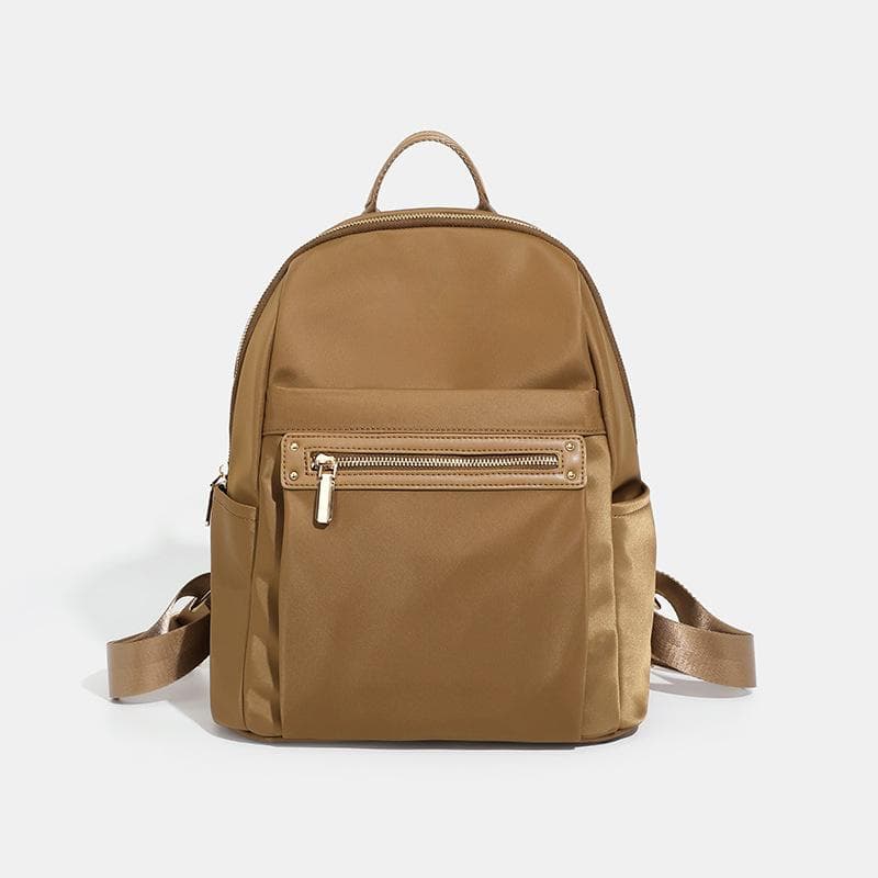Daily Student Lightweight Backpack Solid Color All-in-one Stylish Women's Backpack Oxford Cloth Commuter Travel