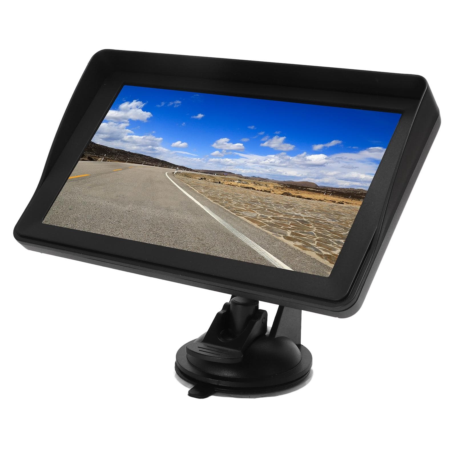 7in GPS Navigation Voice Broadcasts 3D Navigation Gauge Image Prompt Route Planning FM Transmitter