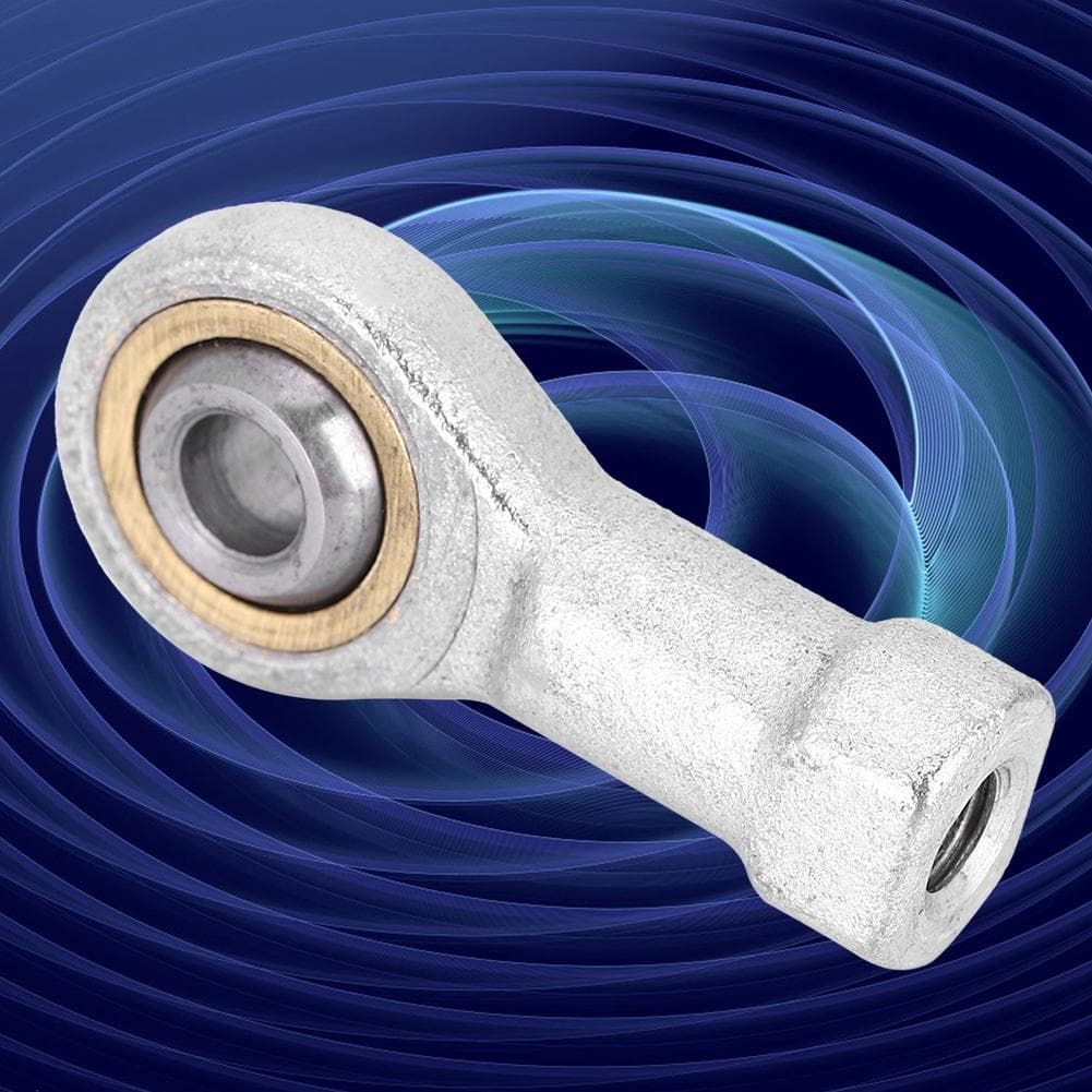 2pcs SI6t K Female Thread Rod End Joint Bearing Self Lubricating Articulated Bearing