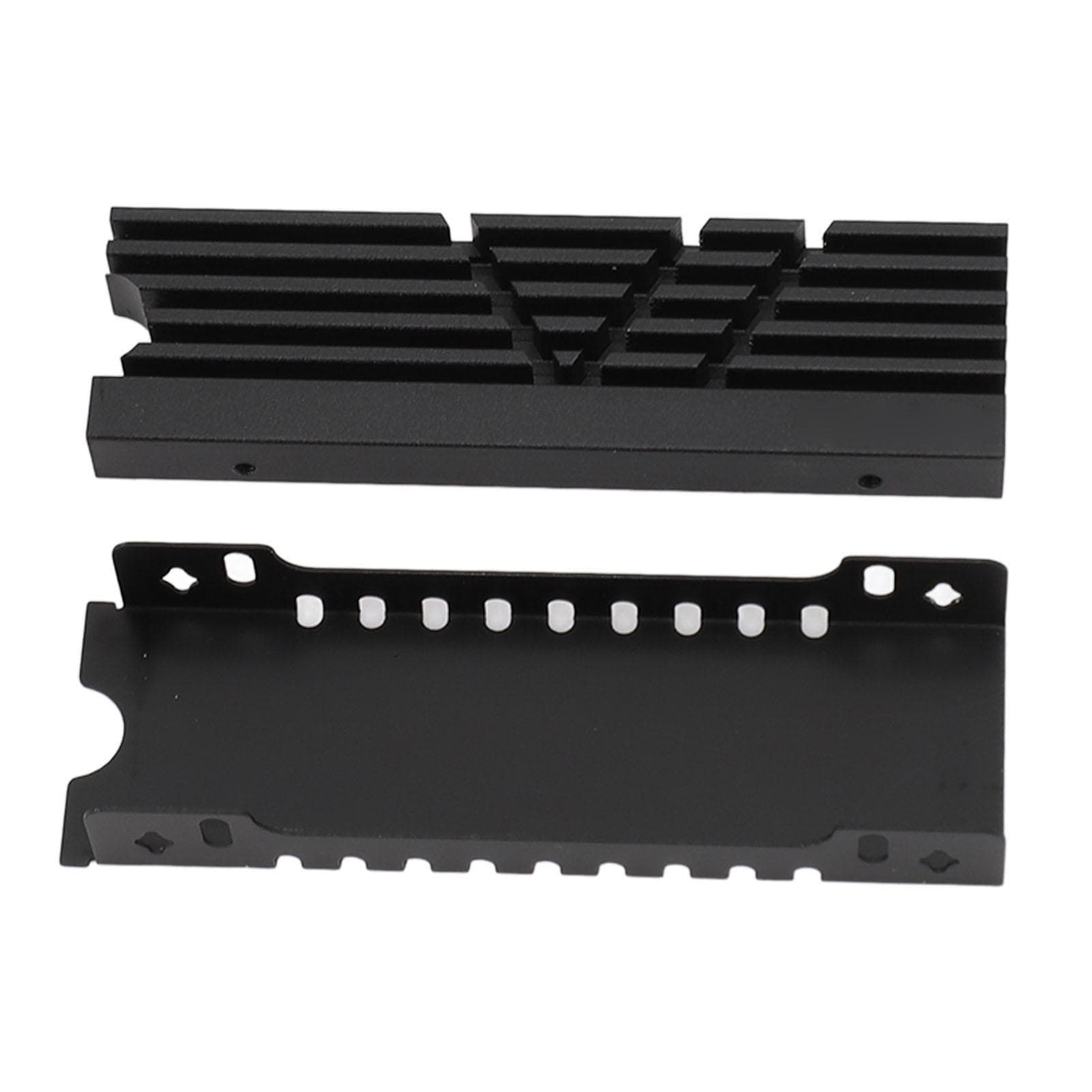 M.2 NVME 2280 SSD Heatsink Support Single Double Sided Cooling SSD Heatsink with Thermal Silicone black