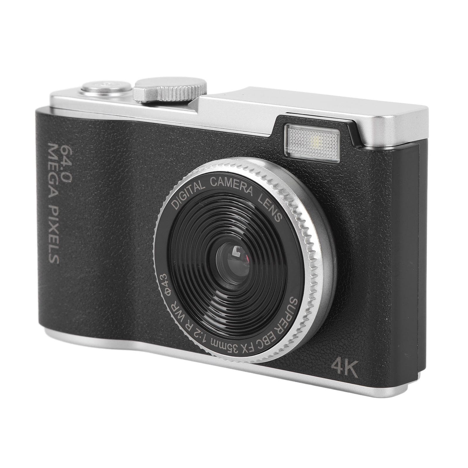 CCD Camera Vintage 2.4in 4K HD Digital Video Recording Home School Student Selfie Camera LK-003 without TF card