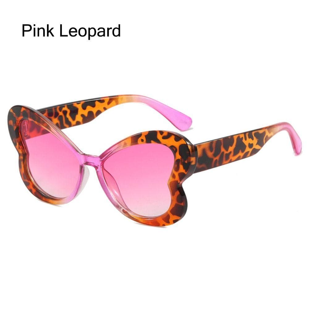 Trendy Candy Color Butterfly Sunglasses UV400 Protection Women Cat Eye Gradient Shades Fashion Accessories