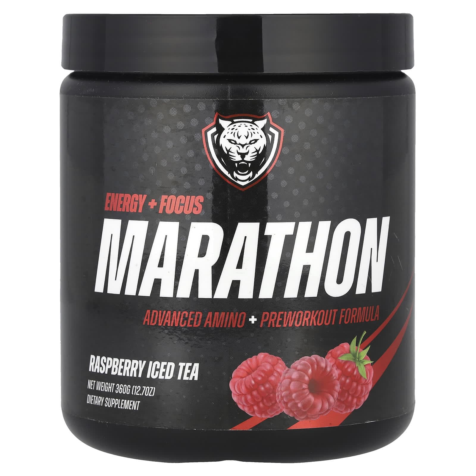 6AM Run, Marathon, Raspberry Iced Tea, 360g (12.7 oz)