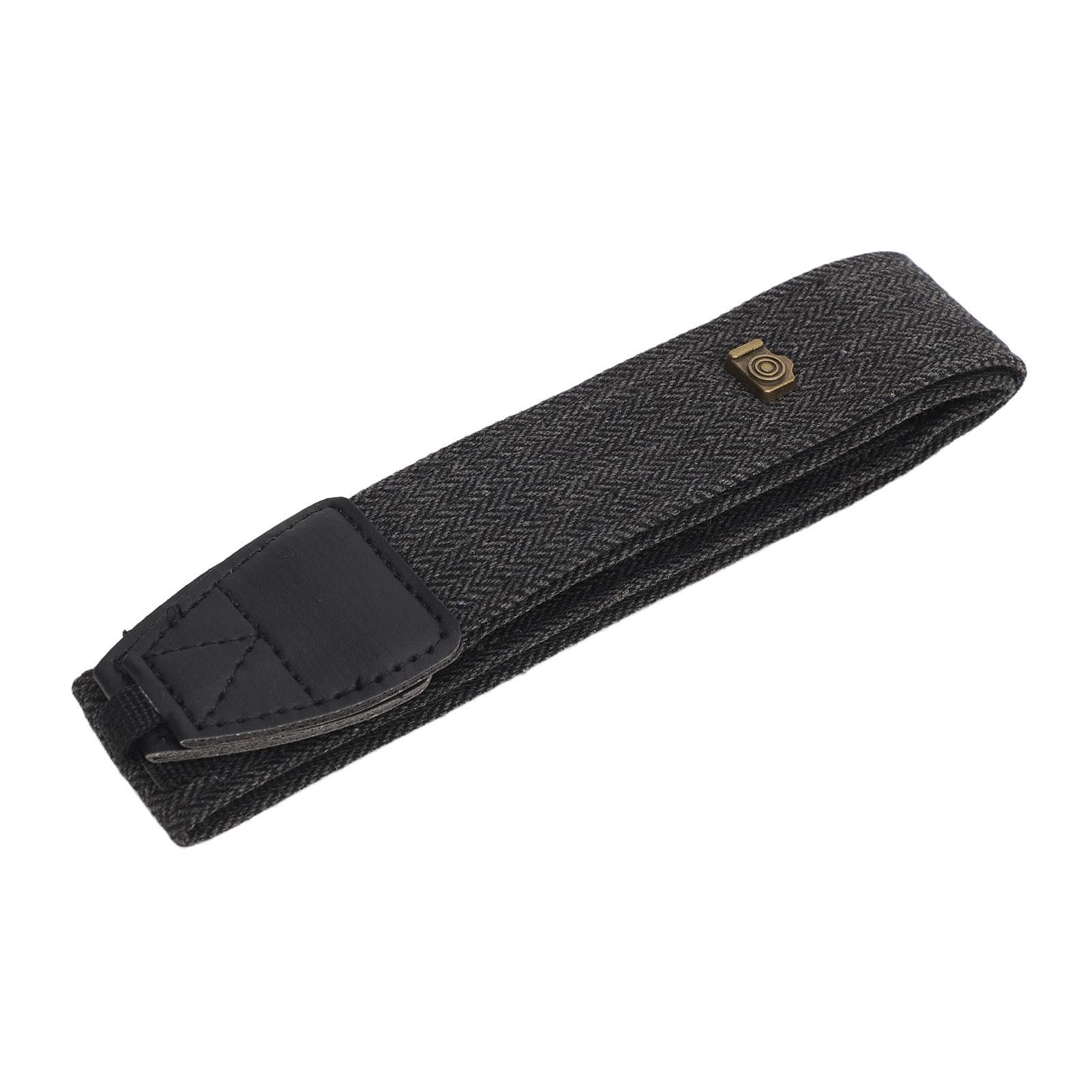Camera Strap PU Cotton Fabric Adjustable Anti Slip Retro Universal Shoulder Neck Strap for Leica black