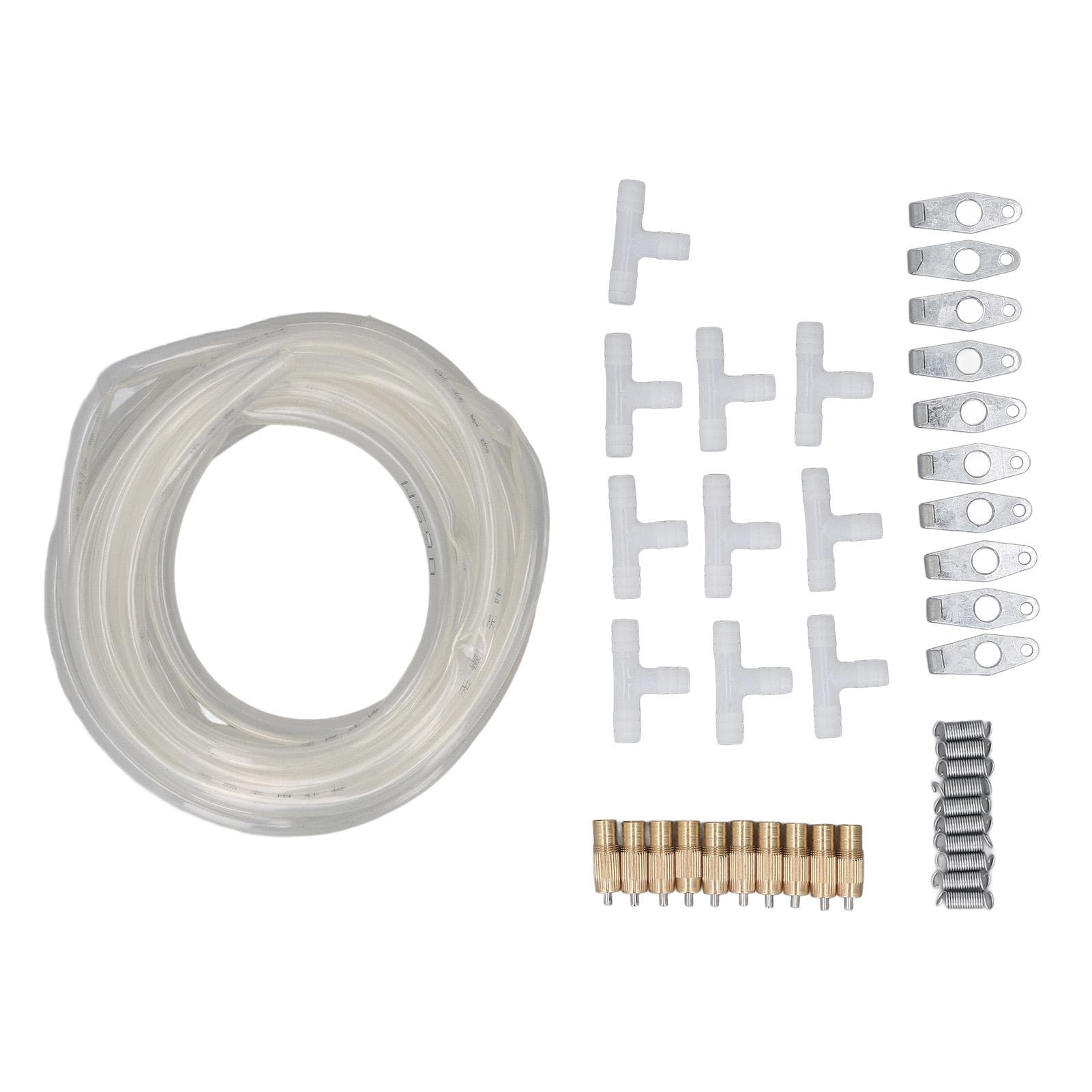 Rabbit Water Nipple Drinker with Transparent 0.3in 16.4ft Hose All Copper Easy to Install Automatic