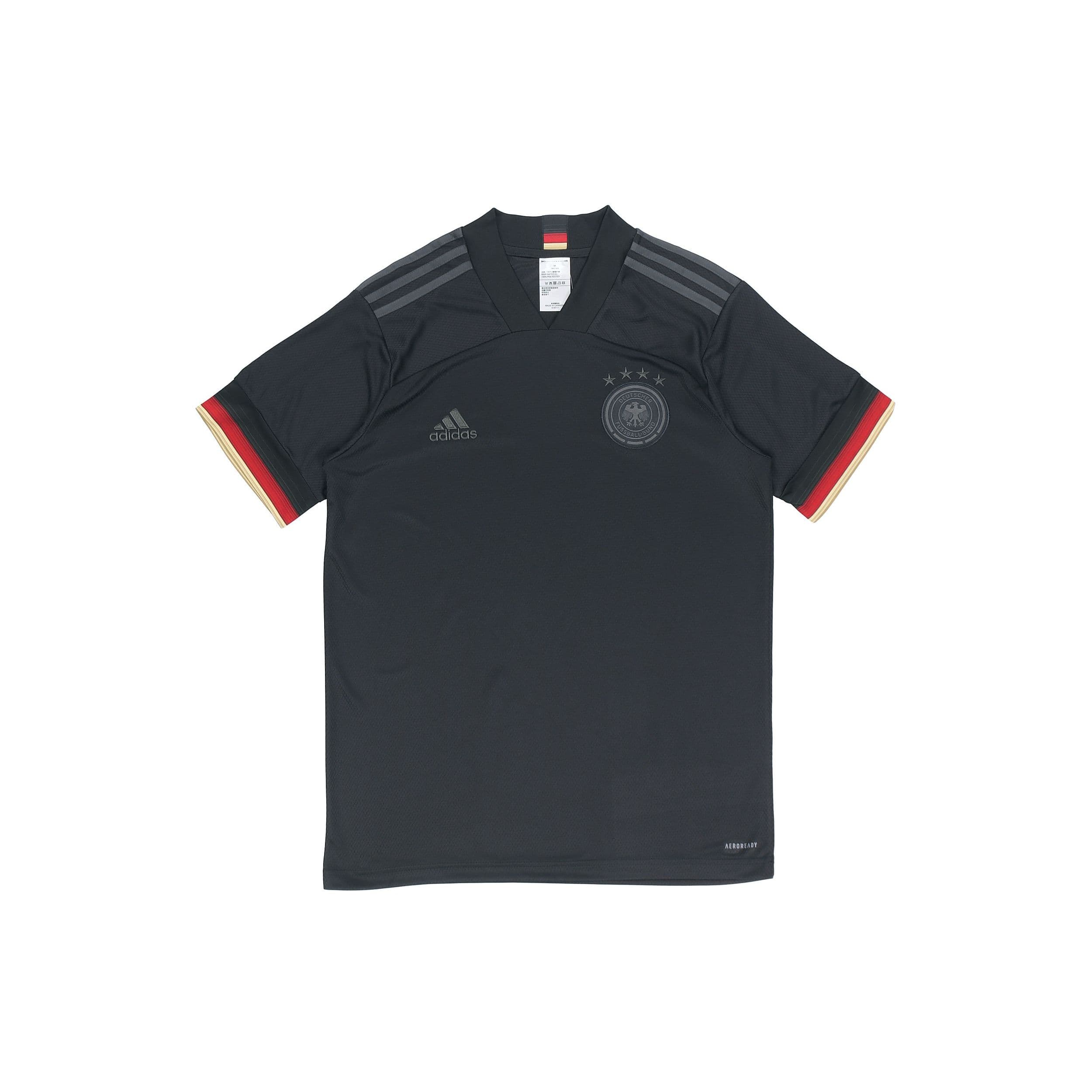 Adidas Germany Away Fan Edition Casual Sports Training Football Shirt Men Tops Black EH6117 XS