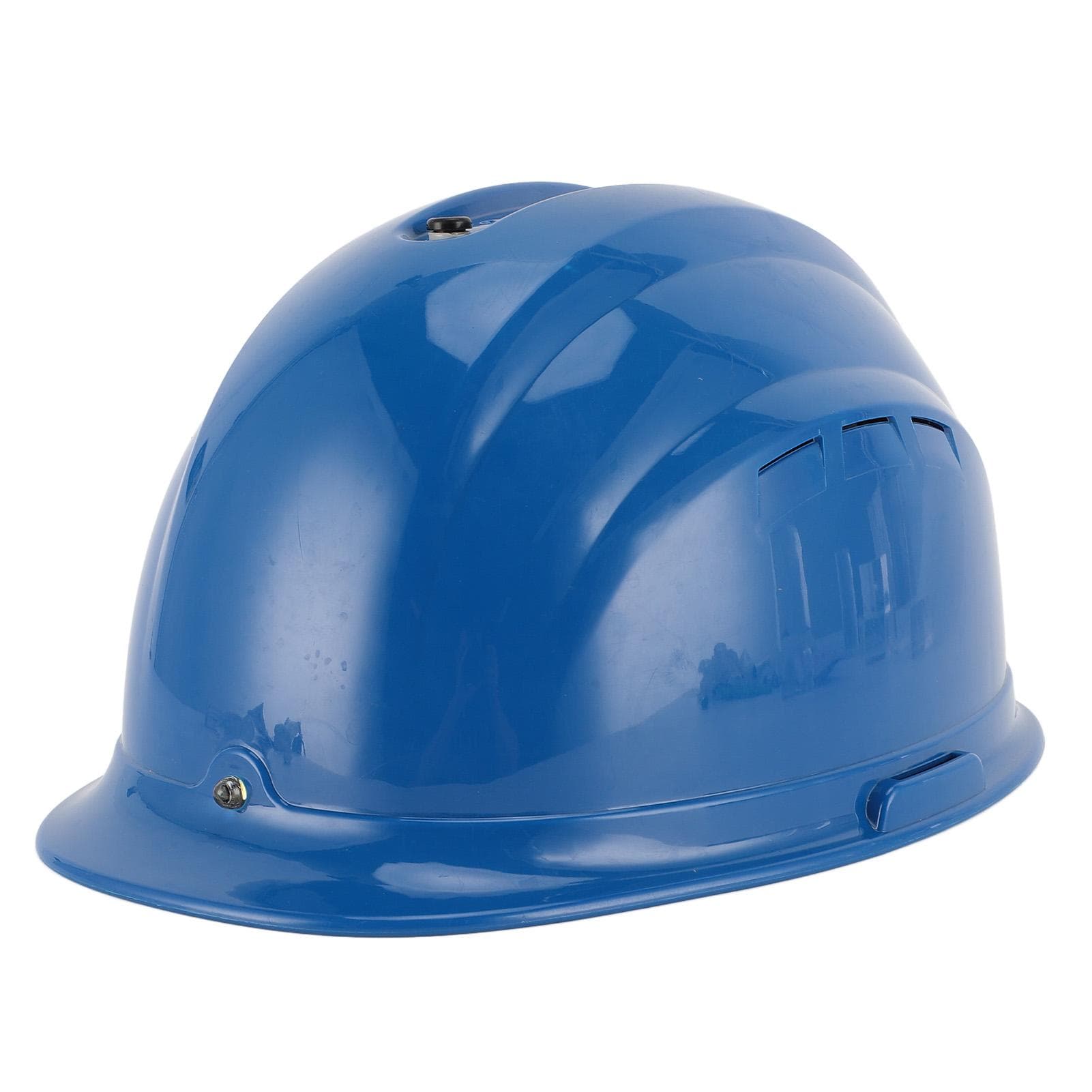 Solar Ventilated Hard Hat BT Rain Proof Massage Dual Cooling Fan Safety Helmet for Construction
