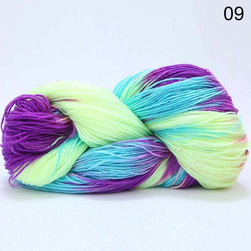 1Roll Warm Yarn Knitting Wool Multicolor Hand Crocheted DIY Crochet Knit Baby Scarf Soft 9