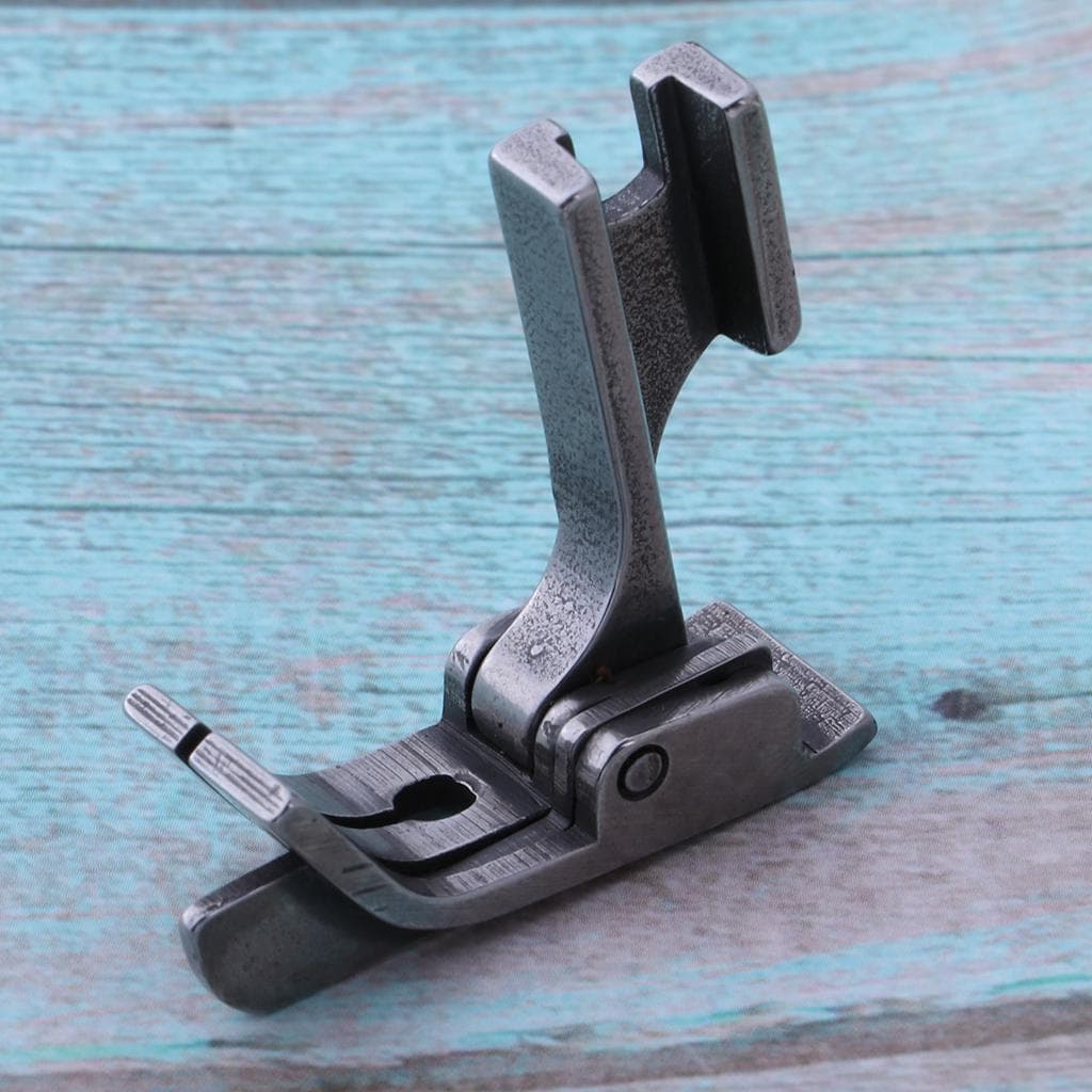 Industrial Sewing Machine Hinged Presser Foot With Right Guide SP18 Size 1 Size 1 silver