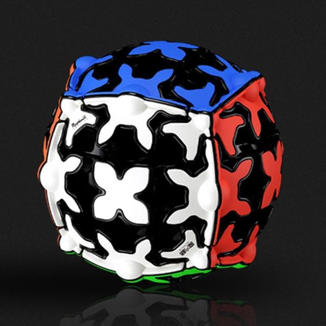 New Qiyi Gear Cube 3x3x3 Gear Cube 3x3 Pyramid Cylinder Sphere Speed Cubes Educational Toy for Children