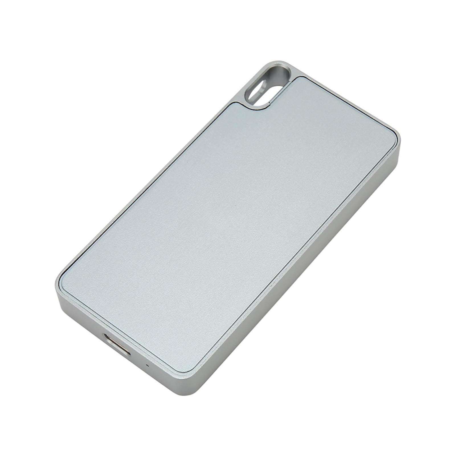 M.2 NVMe PCIe SSD Enclosure USB3.1 Gen2 Type C Port 10Gbps Portable Aluminum Alloy Shell External gray