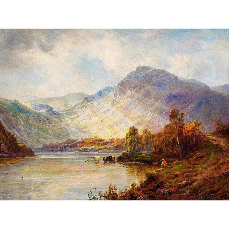 Full Round Drill Diamond Embroidery Forest River 5D DIY Diamond Painting Cross Stitch Rhinestone 20X30CM