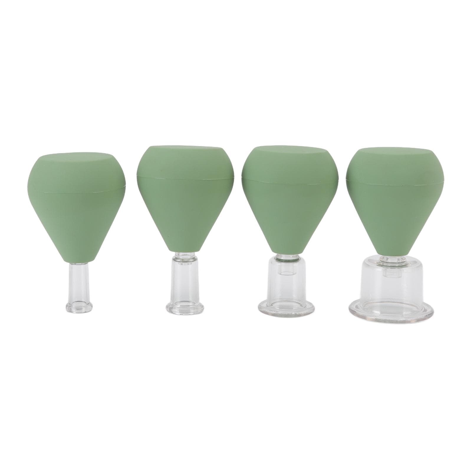 4Pcs Facial Cupping Therapy Set Help Sleep Tighten Skin Reduce Fine Lines Face Vacuum Suction Cup