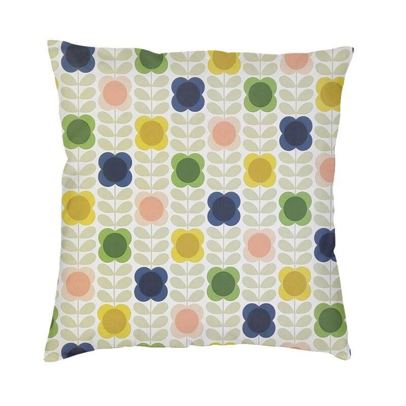 Luxury Orla Kiely Cushion Cover Soft Scandinavian Floral Throw Pillow Case Decoration Pillowcase 45x45cm 18x18in