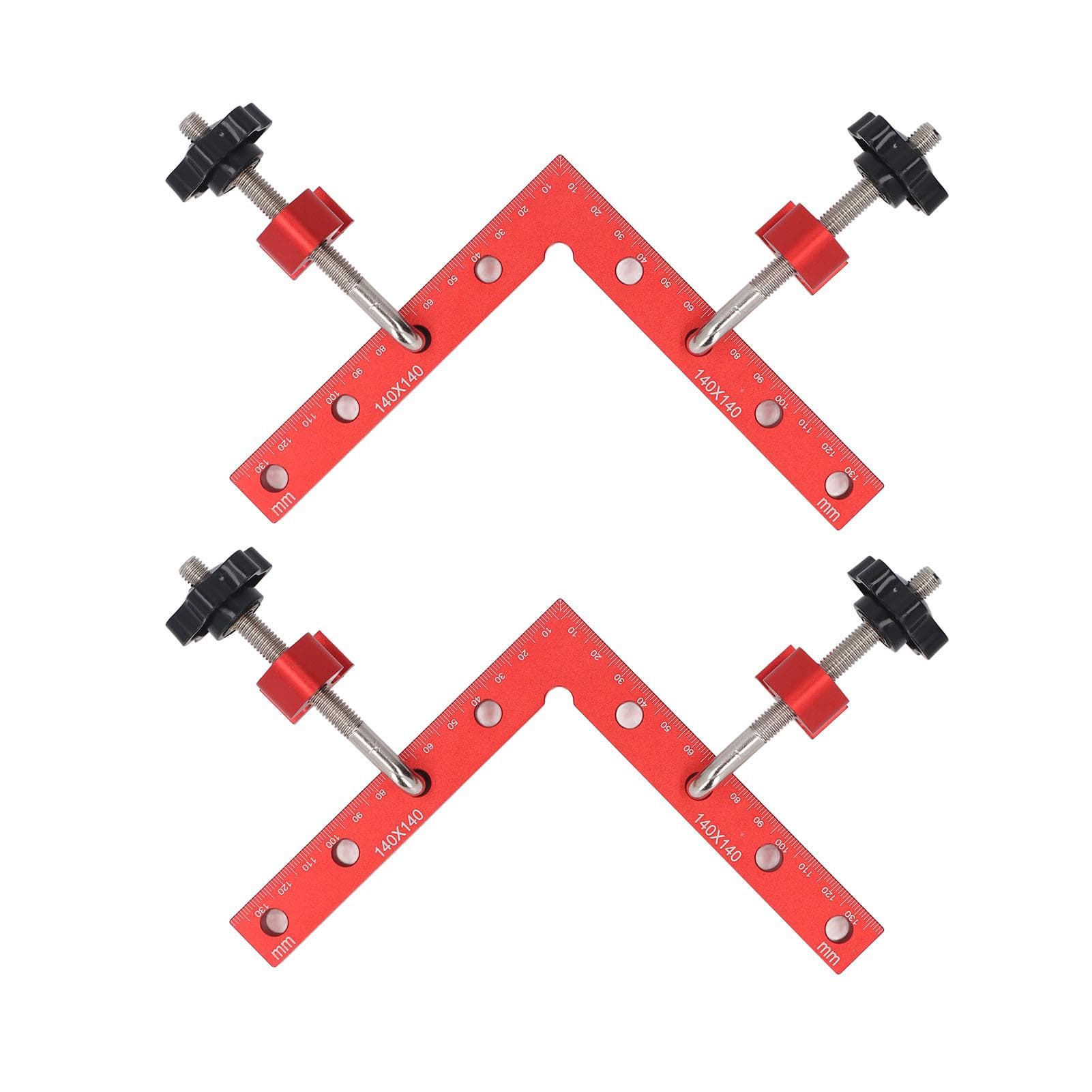 2 Sets Right Angle Cabinet Clamp 90 Degree Locating Square Woodworking L Shaped Fixture for