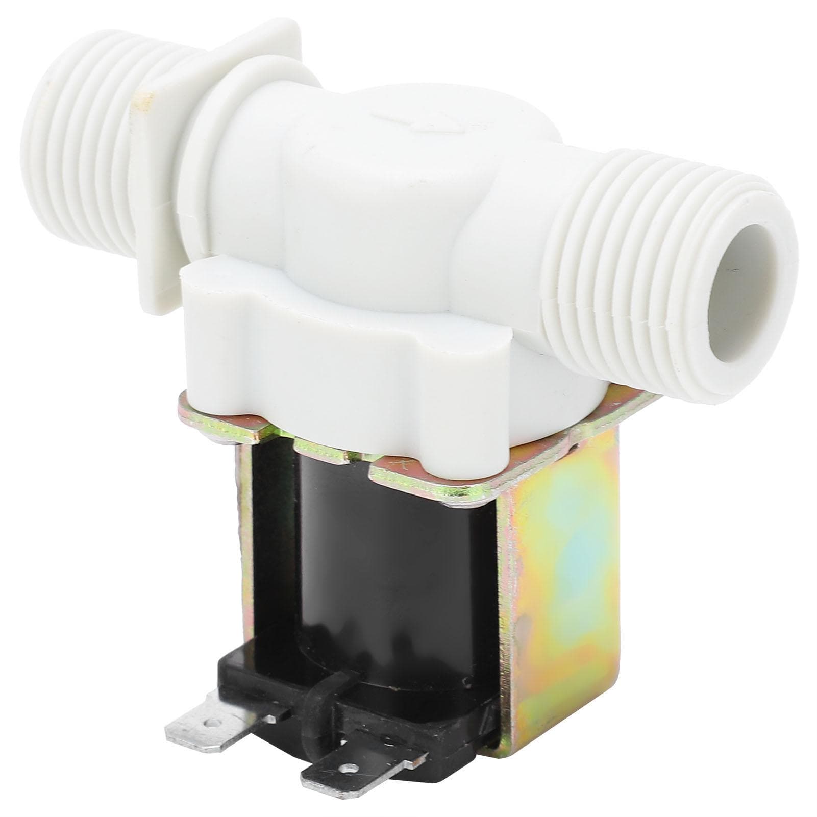 Solenoid Valve G12 Threaded Normal Closed Inlet Brass Nylon Industrial Control Parts DC24V