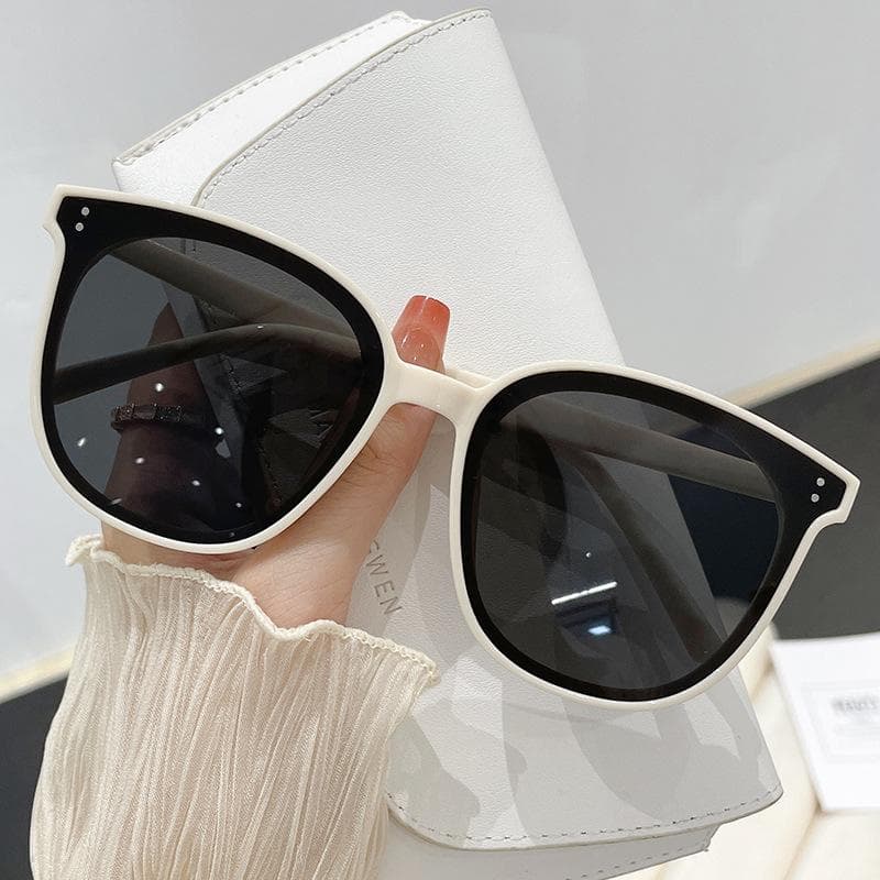 New Big Square Frame Sunglasses UV400 Summer Fashion Vintage Ladies Sun Glasses Outdoor Travel Beach Sun Shade Eyewear As shown