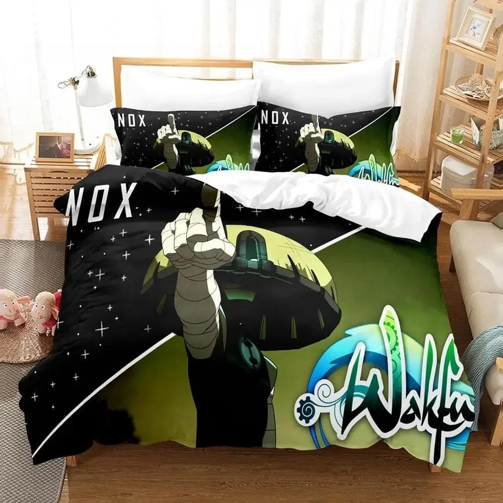 New Wakfu Bedding Set Single Twin Full Queen King Size Bed Set Adult Kid Bedroom Duvet cover Sets Wakfu 3D Print bed sheet set 70x133cm 2pcs