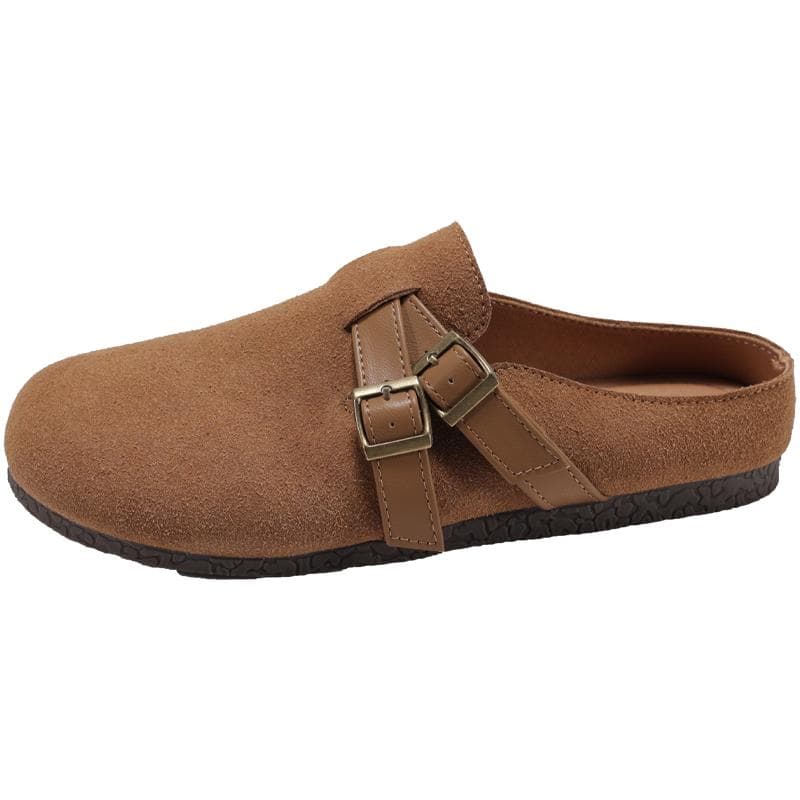 Top Quality New shoes For Women Fashion spring autumn All-Match Sandals Shoes soft-Soled shoes 40 camel