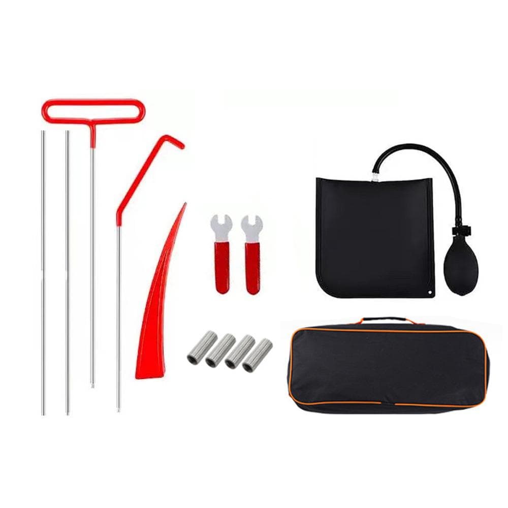 12Pcs Multi-purpose Repairing Tools, Truck 5th Wheel Puller Hook 1 Set Heavy-Duty Outdoors Car red