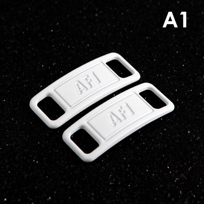 2Pcs Af1 Shoe Charms Laces Buckle Air Force One Shoes Accessories