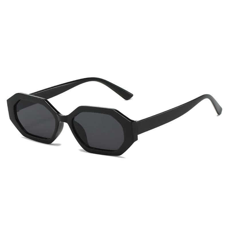Vintage Irregular Rectangle Sunglasses UV400 Luxury Brand Fashion for Women Men Retro Outdoor Travel Sun Glasses