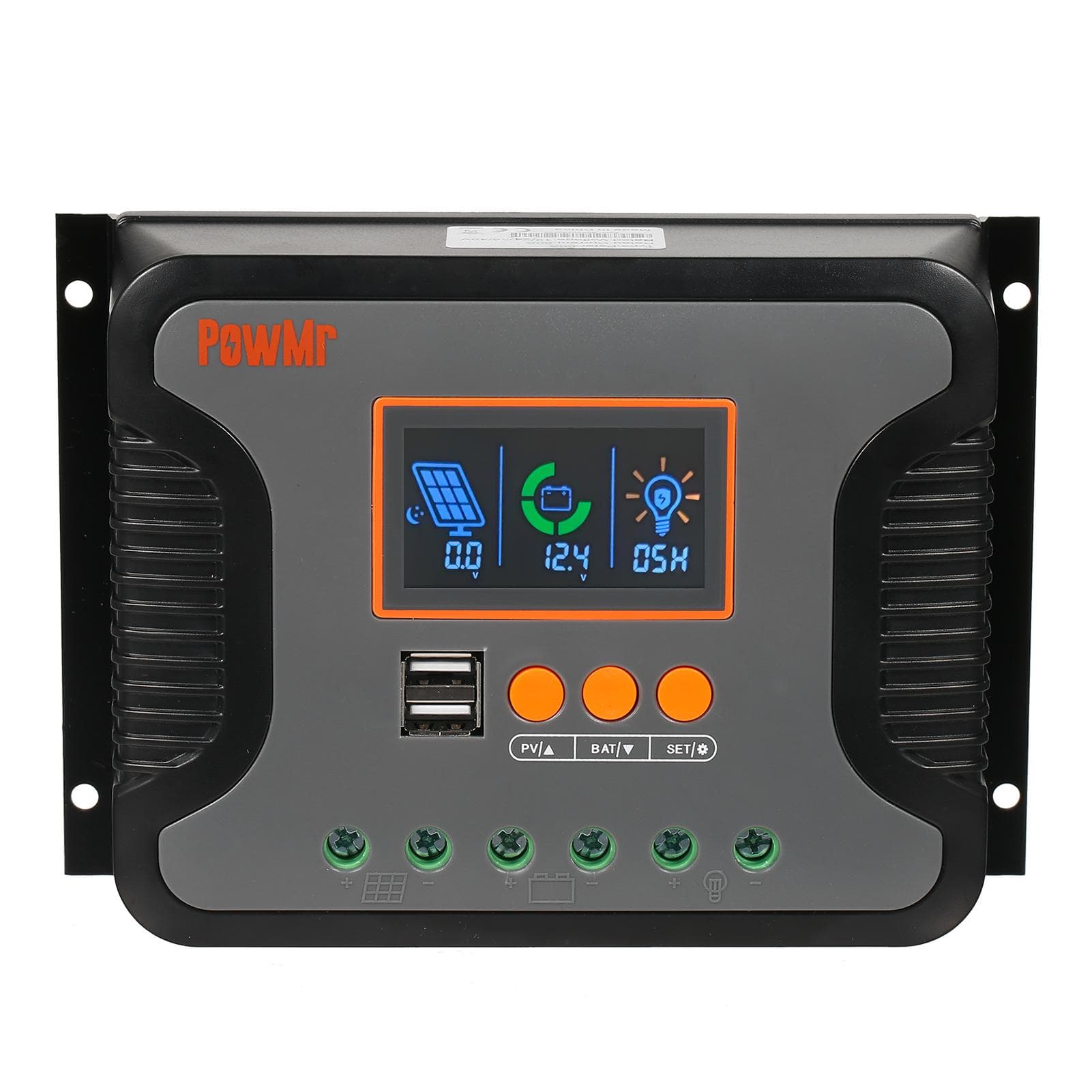 80A Solar Power Controller PWM Battery Charging Controller 12V-48V Lithium Battery Solar Charge Pstar-80A multicolour