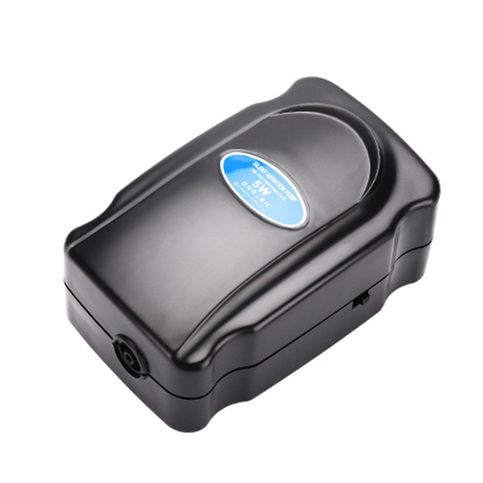 Air Pump Dual-hole Aquarium Air Pump Large Air Volume Oxygenation Fish Tank Bubbler Complete DB-702 EU Plug black