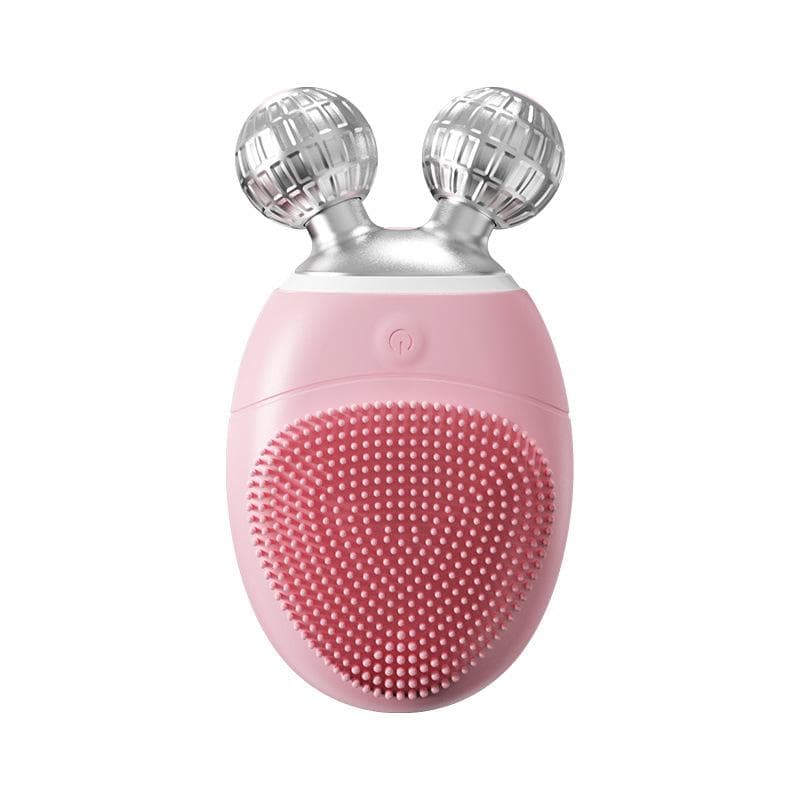 New Electric Silicone Cleanser Men's and Women's Pore Cleaning Beauty Instrument Waterproof Massage Face Brush Household Introducer Chinese Manual