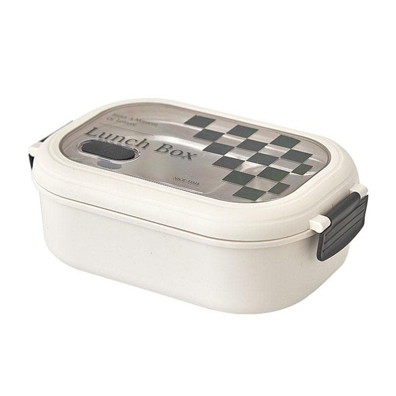 2 Compartment Bento Box Heat Preservation Stainless Steel Interlayer Lunch Box Airtight Portable