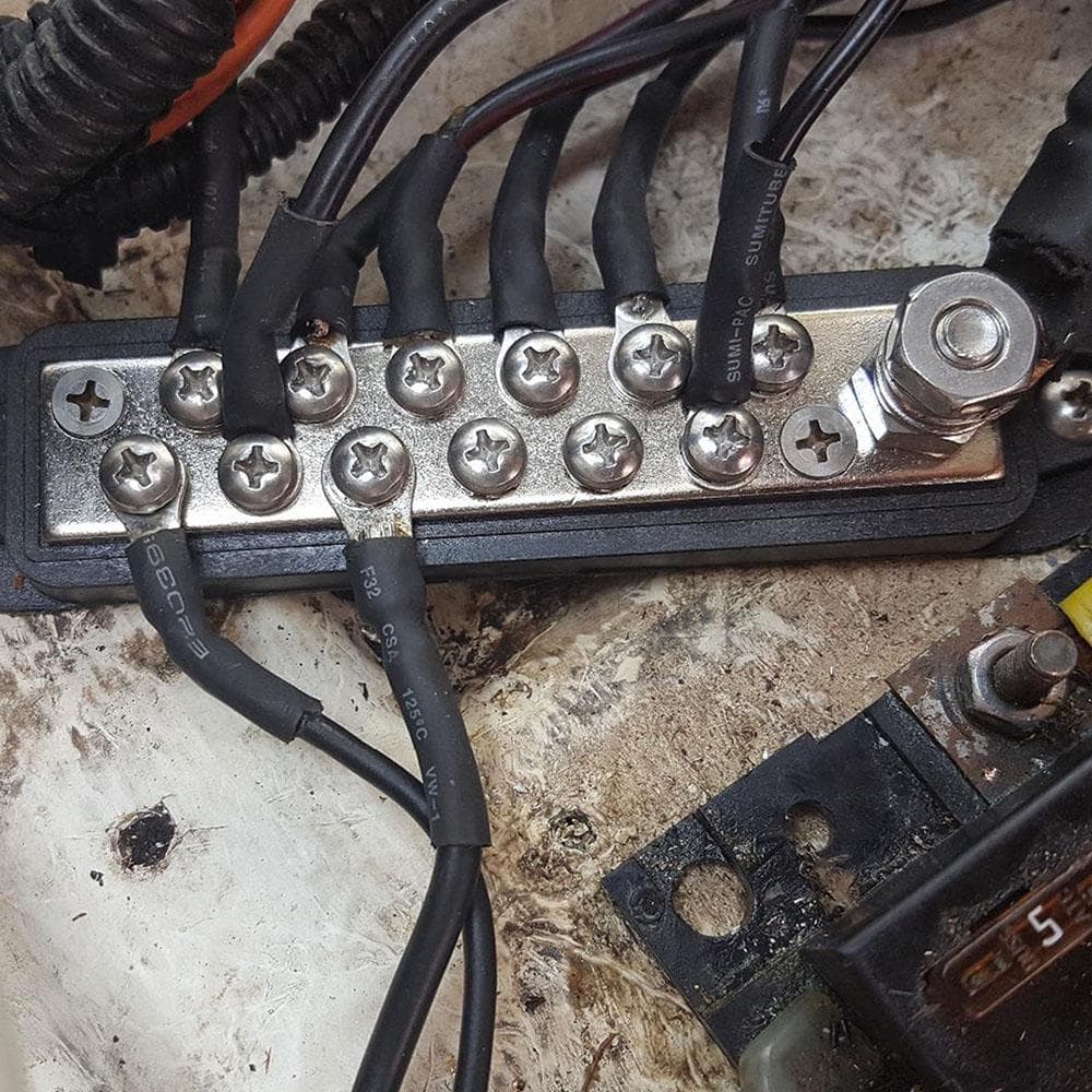 5 Screw Terminal Ground Distribution Block kits  Line Buss 10