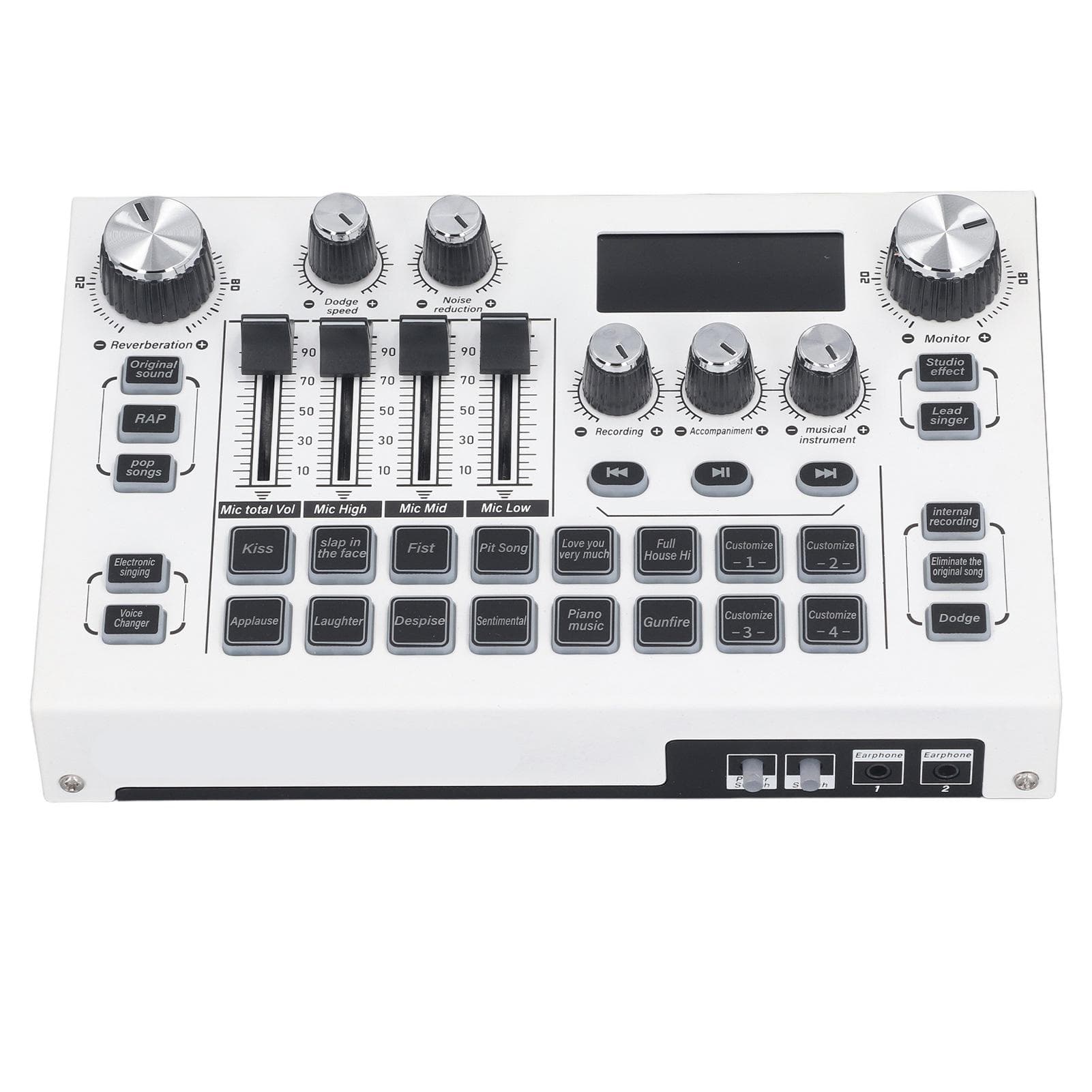 Digital Mixer Professional USB Sound Interface Sound Card Dual Core DSP Digital Chip Sound Mixer