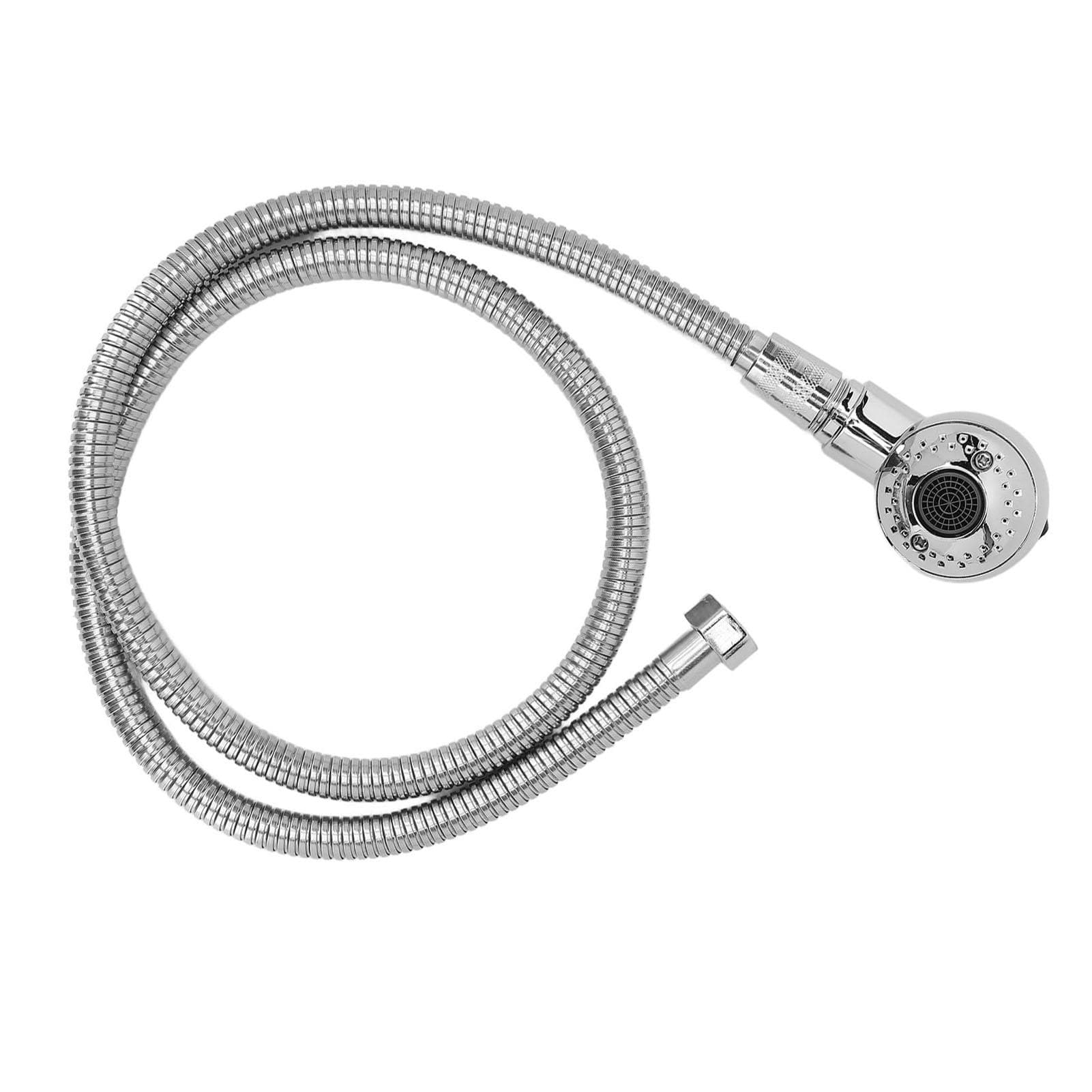 Electroplated Shampoo Bowl Spray Head Hose Professional Hair Salon Shampoo Bed Switch Sprayer Kit
