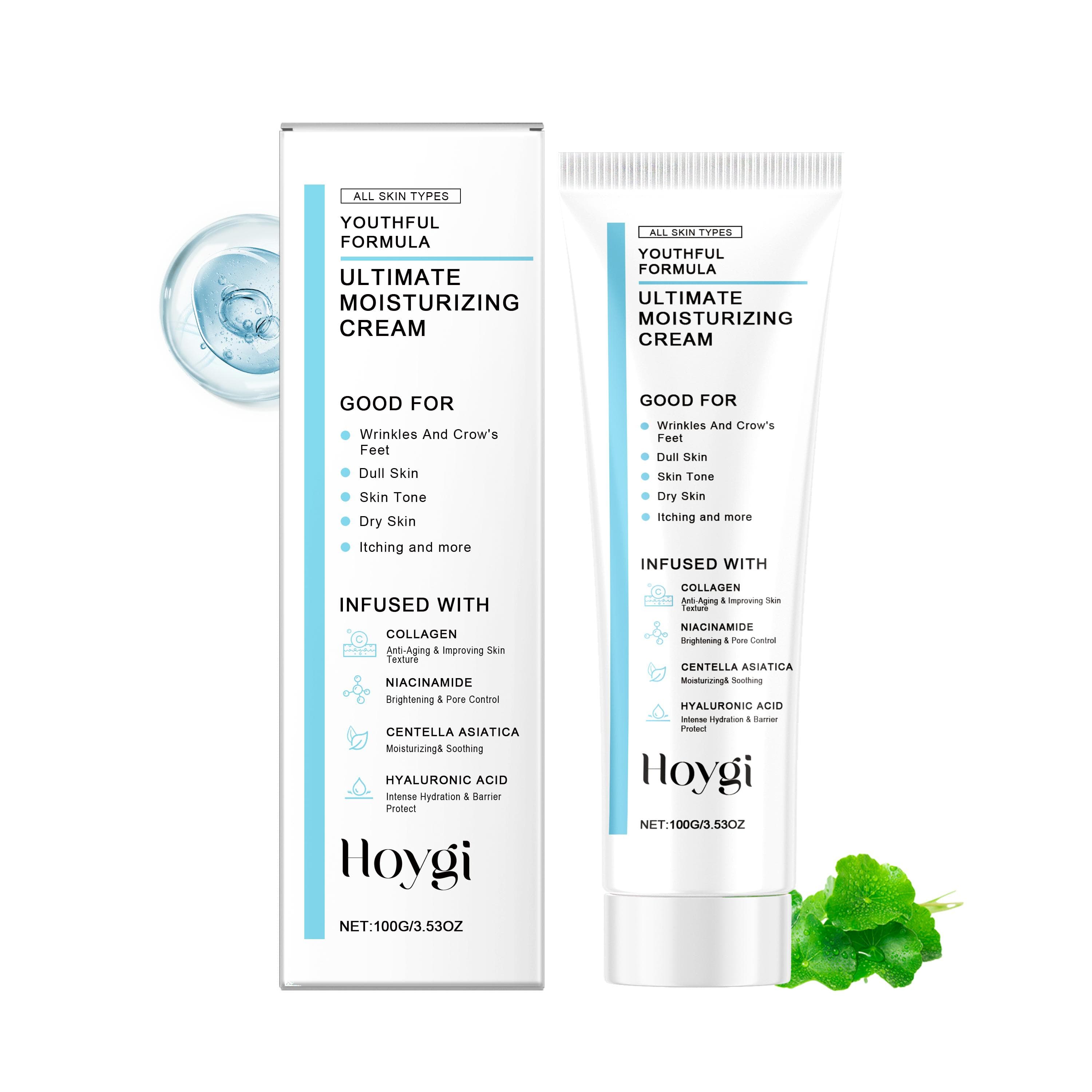 Hoygi Centella Asiatica Moisturizing Cream Gentle Moisturizing Facial Skin Hydration Daily Skin Care Brightening Cream