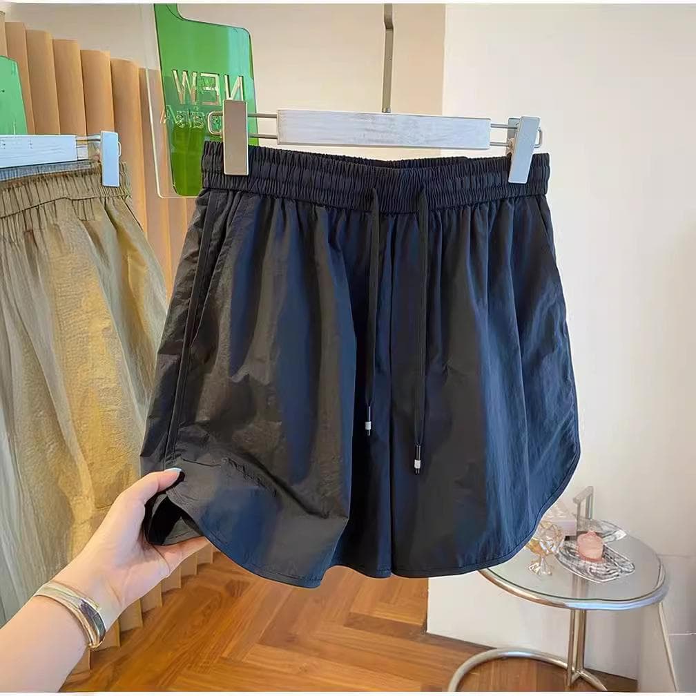 All-match Wide-leg Pants In Summer New High-waist Elastic Loose Loose Slim Small Casual Shorts for Women XXXXL