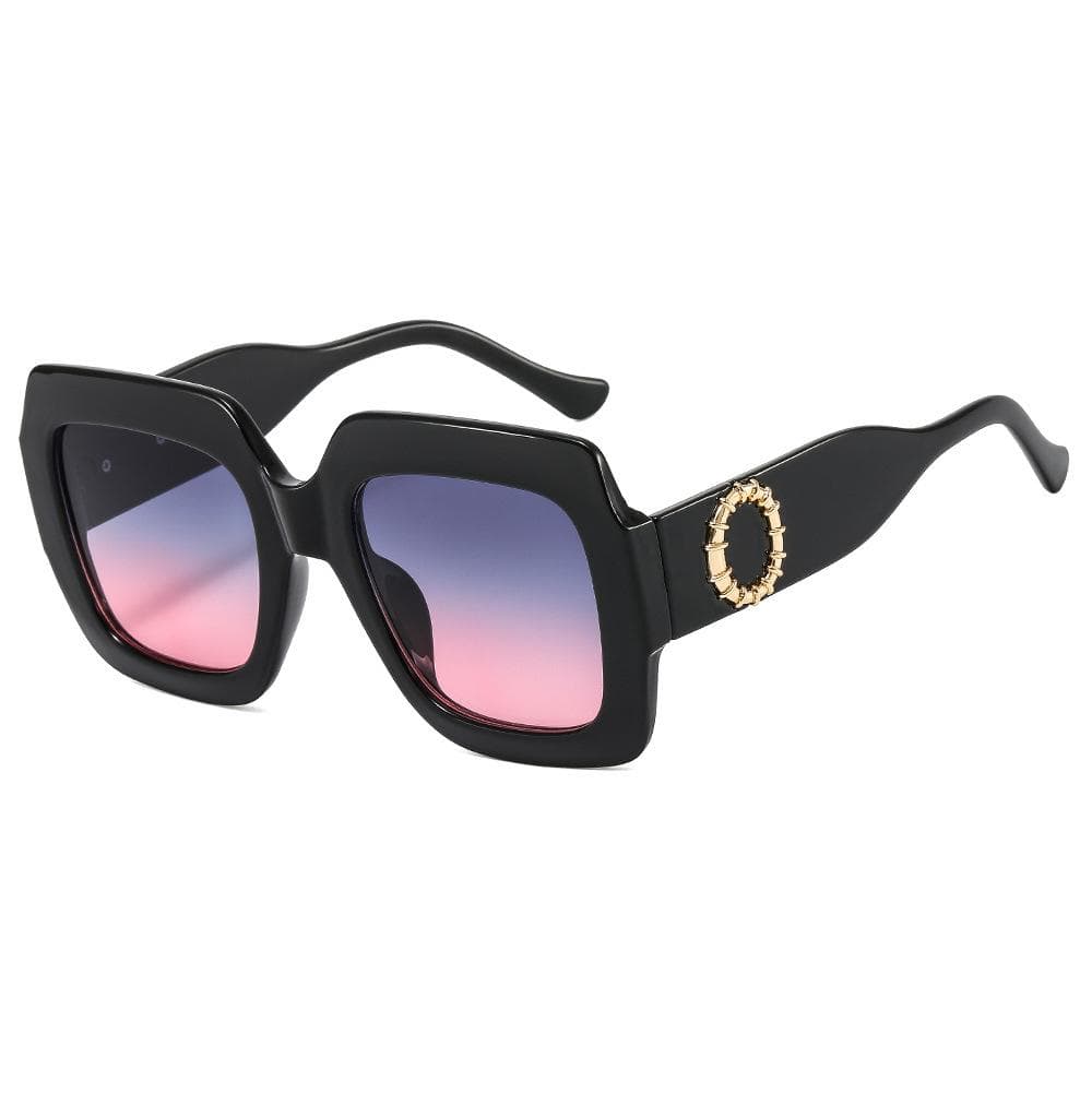 Luxury Brand Sunglasses Men Women Fashion Vintage Square Designer Summer Pink UV400 Shades Oversized
