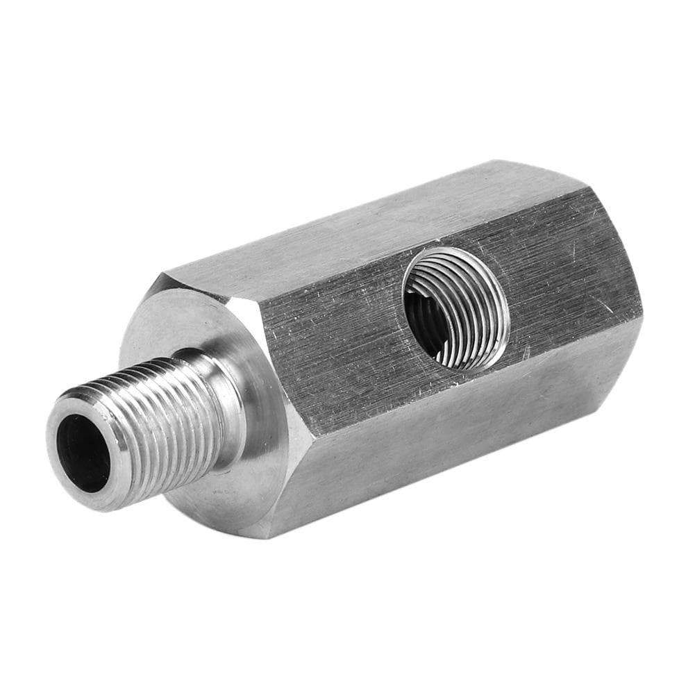 Oil Pressure Gauge Meter Adapter 18in NPT Female BSPP BSP Male and Female Tee