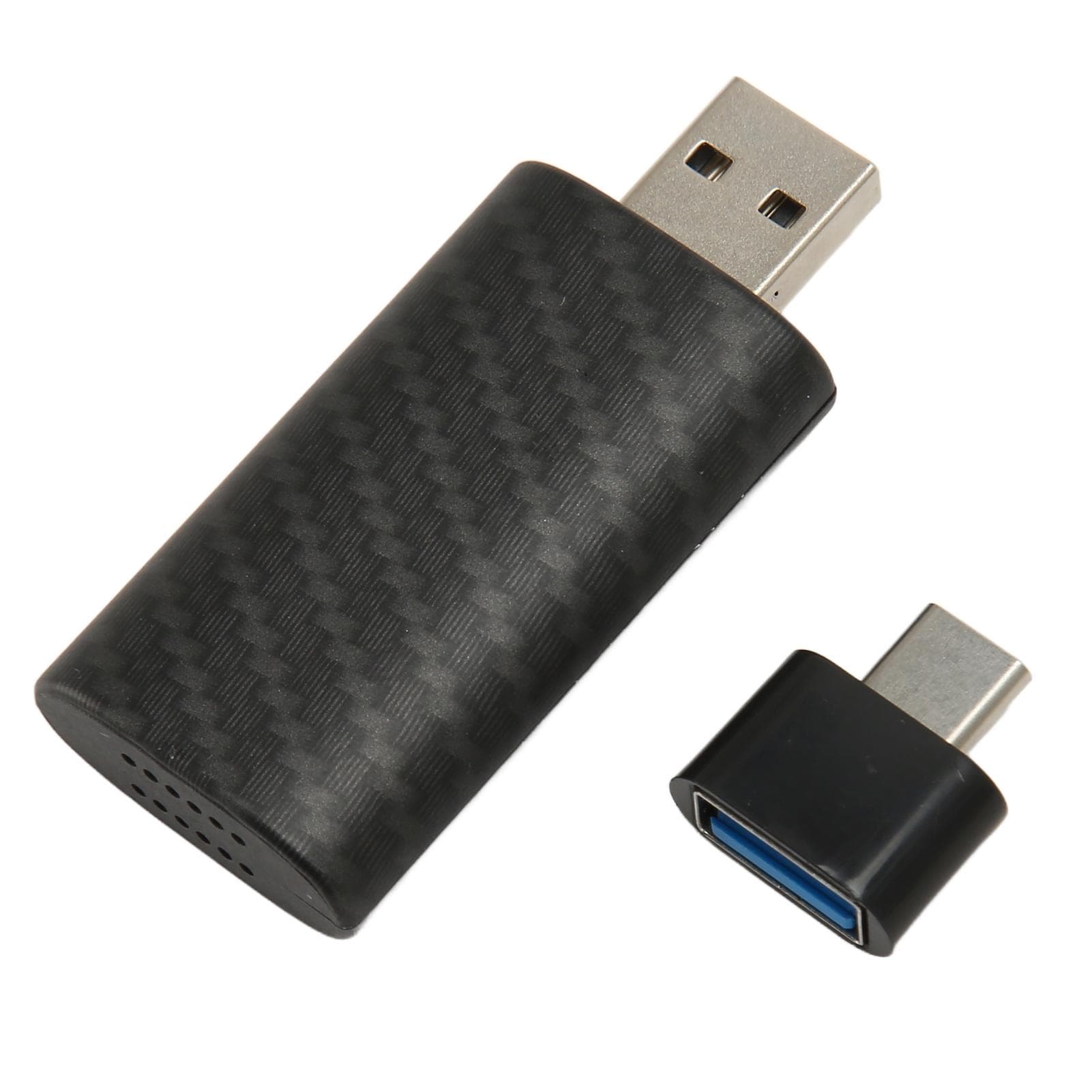 Wireless Carplay Adapter Wired to Wireless Carplay Convertor Dongle Carbon Fiber Shell Plug and