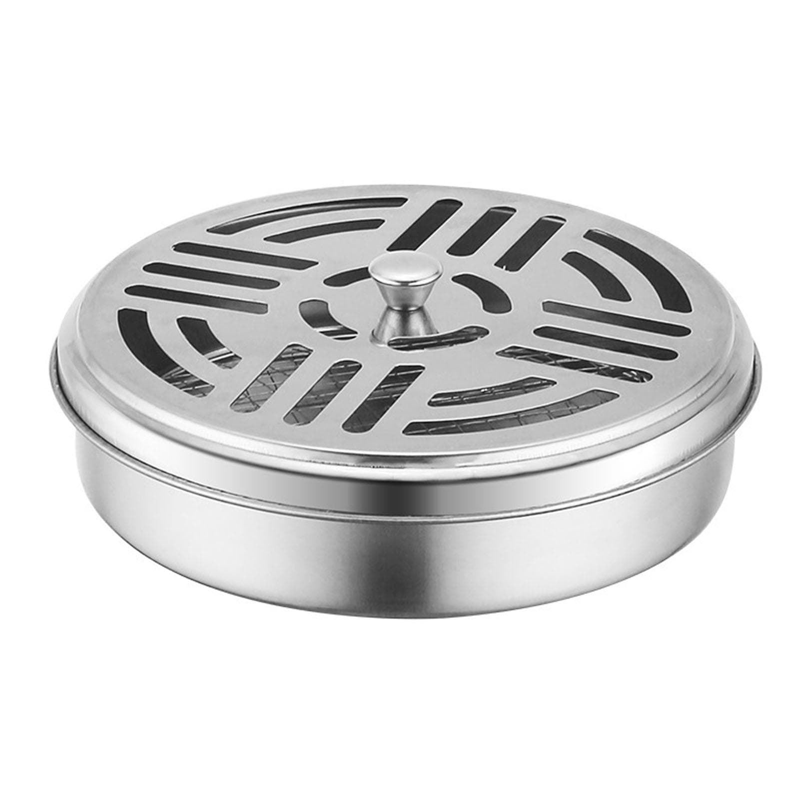 Coil Holder Stainless Steel Household Fireproof Prevent Ironing Bug Incense Stand Tray