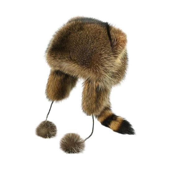 Winter Hat Cute Raccoon Shape Thermal Hat Warm Soft Comfortable Ear-covering Headwear for Adult Children Kid