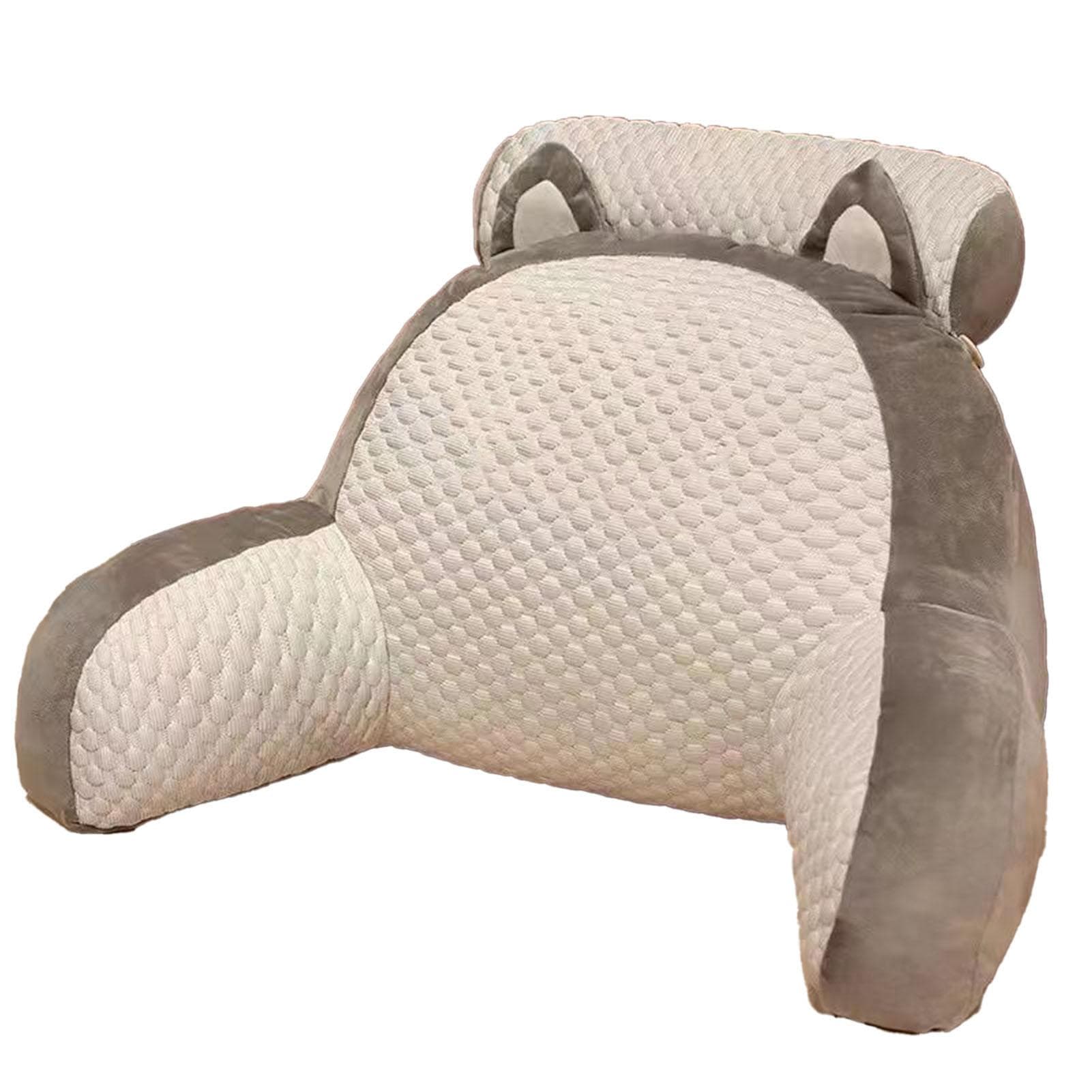Bedside Cushion Lumbar Backrest Sofa Pillow Bed Cushion Pillow for Home Hotel Travelling Cat Shape