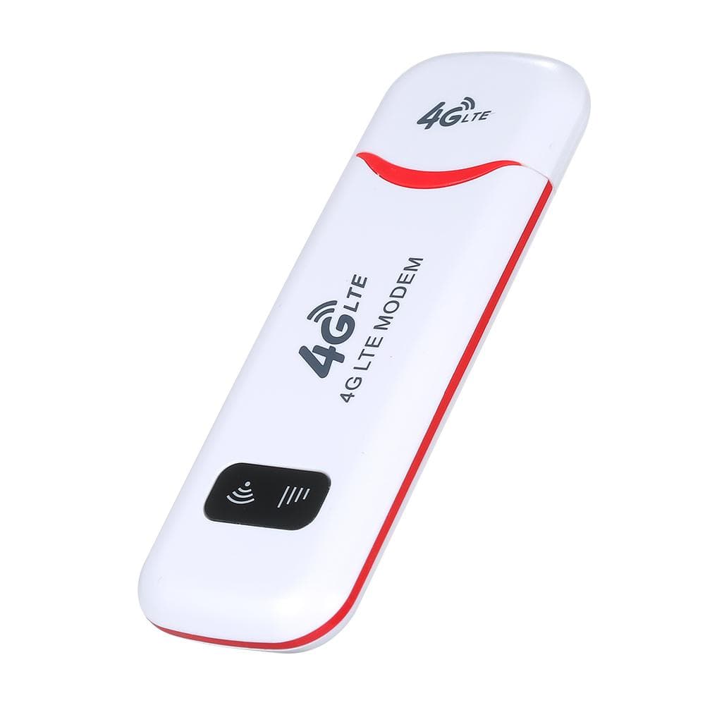 4G LTE USB Modem 4G Router Mobile WiFi Hotspot with SIM Card Slot 150Mbps DL 50Mbps UL Max 10 EU Version red