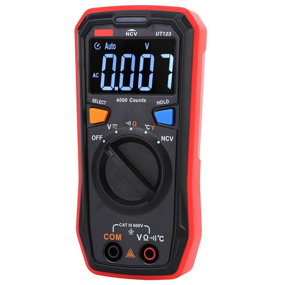 UT123 Color Screen Digital Multimeter ACDC Voltage Resistance Frequency NVC Tester Meter