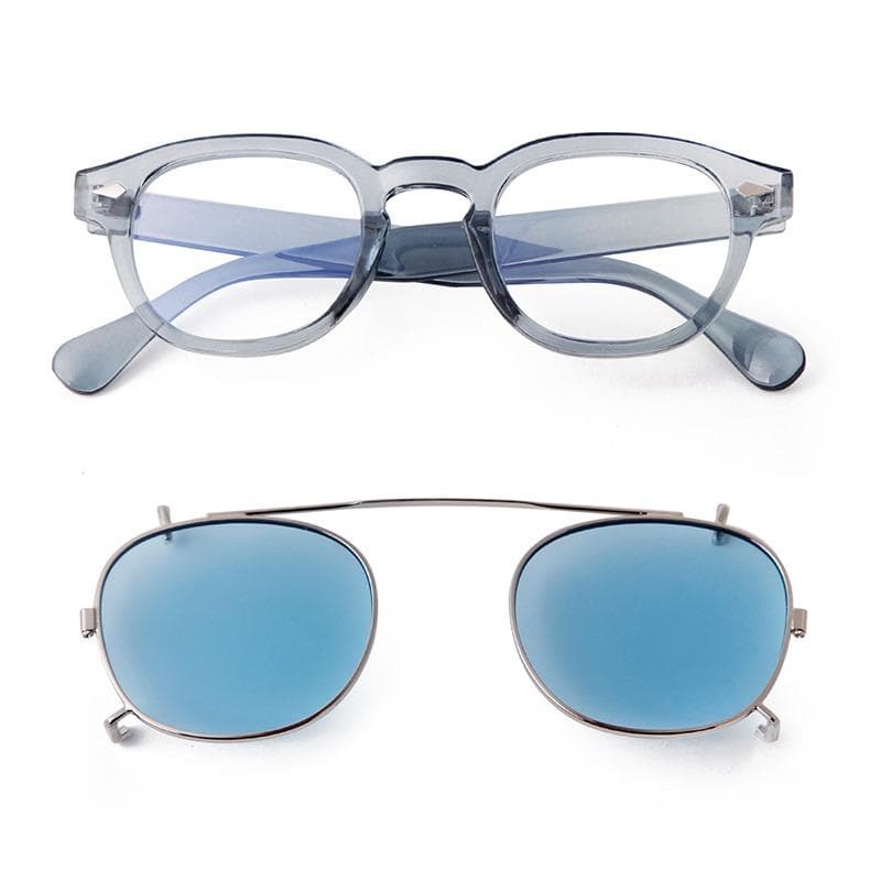Vintage Steampunk Clip on Sunglasses Women Men Retro Round Removable Flip Lens Sun Glasses Gafas De Sol