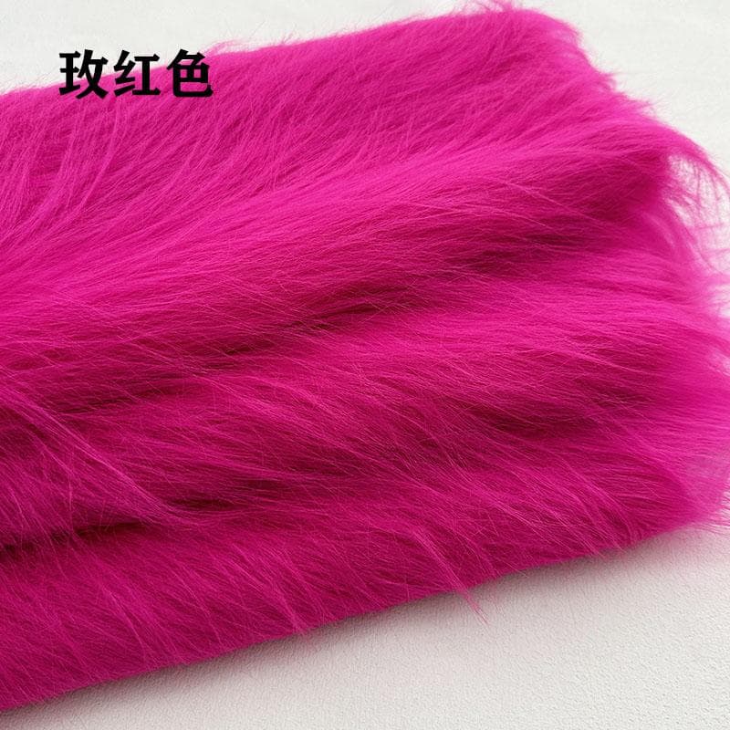 100x180cm Long Faux Fur Fabric Carpet Clothes Doll Plush Stuffed Toy for Needlework DIY Handmade Sewing Accessories 50x180cm
