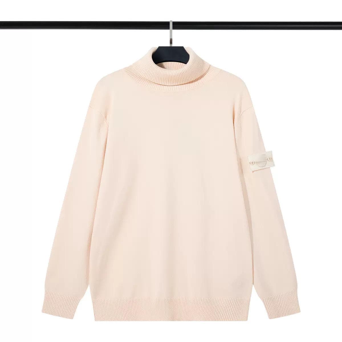 Cross-Border Stone Island Round Neck Unisex Pullover Sweater - European & American Trendy Style XL